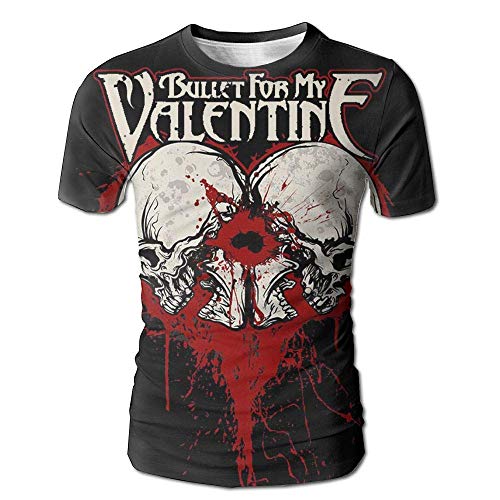 Mens Tshirt-Classic Bullet for My Valentine Logo White