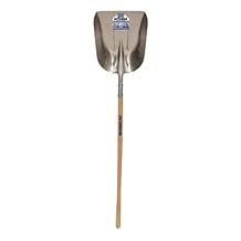 Seymour 49064 SV-SLA12 S500 Industrial Western Pattern Aluminum Scoop, 48" Precision Lathe Turned Hardwood Handle, 12 Aluminum 15.25" x 19" Head