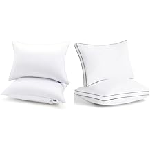 CozyLux Bed Pillows Set of 2, Soft and Supportive Down Alternative Pillows for Sleeping 2 Pack, Luxury Hotel Quality Gusseted Bedding Pillows for Back, Stomach or Side Sleepers