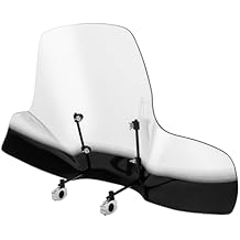TCMT Motorcycle Large Windshields Clear Windscreen 7/8" 1" Handlebars Mounts Fit For Polaris Arctic Cat Honda Yamaha Can-Am Kawasaki ATVs