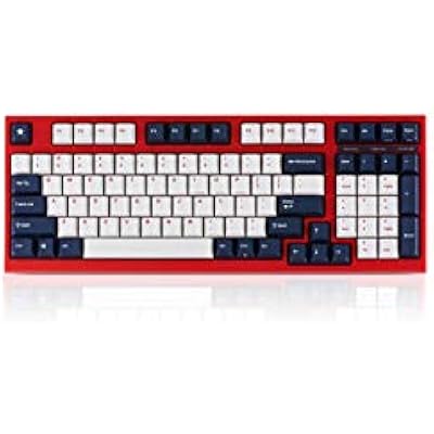 Leopold New Red Edition FC980M PD White Blue Star Meet 5 Different Types of High-End Mechanical Keyboards and find a Switch That Suits You. Blue Switch
