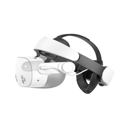 KIWI design H4 Boost Comfort Battery Head Strap Accessories for MetaOculus Quest 33S, Dual Fast Charge the VR Headset and Battery Strap in 2.5h, Halo Strap Reduce Facial Pressure