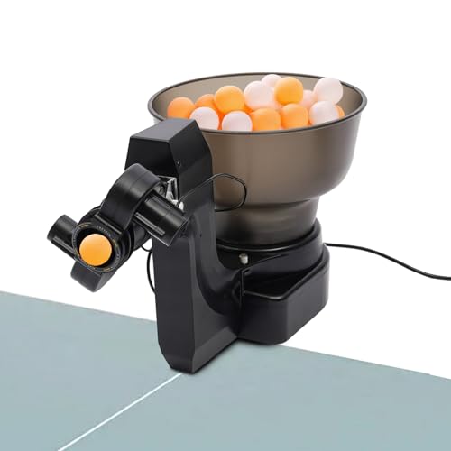 Table Tennis Robot, Ping Pong Robot Machine, Ping Pong Automatic Ball Machine Table Tennis Robots Ball Machine, Ping Pong Machine for Training with Table Tennis Balls, 110 Table Tennis Balls