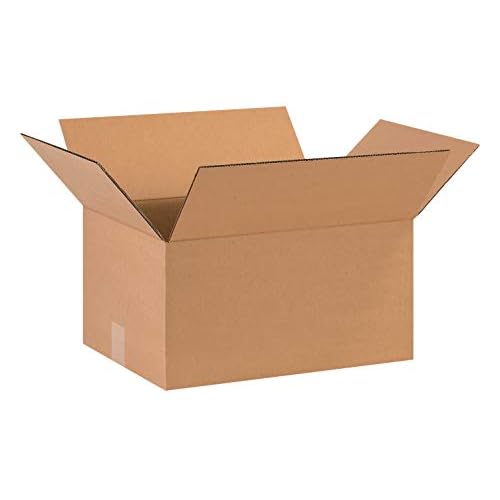 Aviditi Shipping Boxes Heavy Duty 16L x 12W x 8H, 25-Pack | Corrugated Cardboard Box for Packing, Moving and Storage