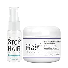 20ml Hair Growth Inhibitor Spray for Face, 50g Hair Inhibitor Cream