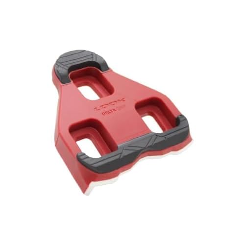 Look Cycle Delta IndoorFitness Cycling Cleats Anti-Slip Surface - Compatible with Standard Look Delta Style Not KEO Pedals - Black Red