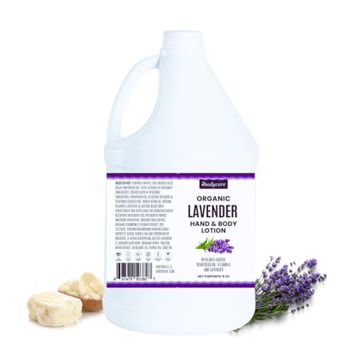 Lavender Massage Lotion with Organic Shea & Grapeseed Oil - Multiple Sizes Gallon