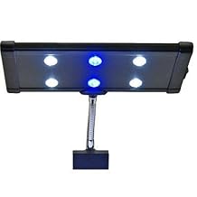 Marine Color EVO Clip 3W Aquarium LED Light Flex Clamp Nano Marine Fish Coral 6X 3 Watts