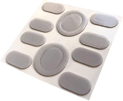Mouse Skates Pads Mouse Feet for Logitech G203 LIGHTSYNC Wired Gaming Mouse / G102 / G PRO (Pack of 2, Grey)