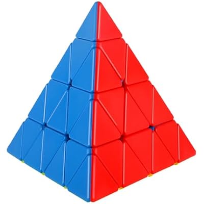 Willking 4x4 Pyramid stickerless Magic Cube Master Pyraminx 4X4 Speed Cube