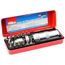 Hilka 11670013 1/2-Inch Pro Craft Impact Driver Set (13-Piece)