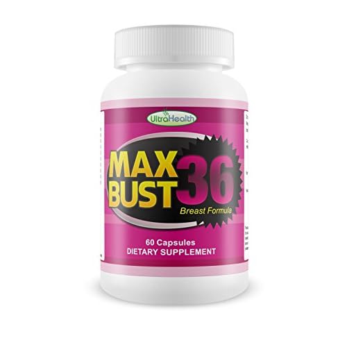 Best Natural Herbal Breast Enhancement Pills, Volume Enlargement Action with MaxBust36, Breast Lifting Anti Sagging Supplement