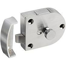 Rockwood 602.26D Cast Brass Gate Latch, 2-3/8" Width x 2" Height, 2-3/4" Strike Width x 2" Strike Length, Satin Clear Coated Finish