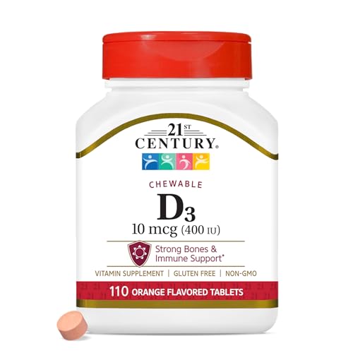 21st Century Vitamin D 400 Iu Orange, 110 Count