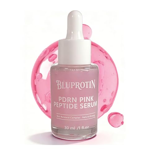 PDRN Pink Glow Serum with 99% Salmon DNA PDRN, Niacinamide & Hexapeptide Intensive Hydrating, Firming & Brightening Serum for Glass Skin, Uneven Tone Correction, 30ml 1.01 fl.oz