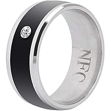 Wendry Smart Ring, No and Depth Universal Wear Smart Ring, Magic Device Universal Ring for Mobile Phone, NFC Smart Rings(size9)