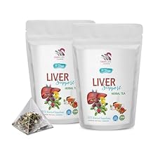 LIVER SUPPORT ORGANIC TEA - Dandelion root, burdock root, cinnamon, roasted cacao shell, fennel seed, roasted chicory root, licorice root, milk thistle, daily cleanse, botanical balance 28 Days tea