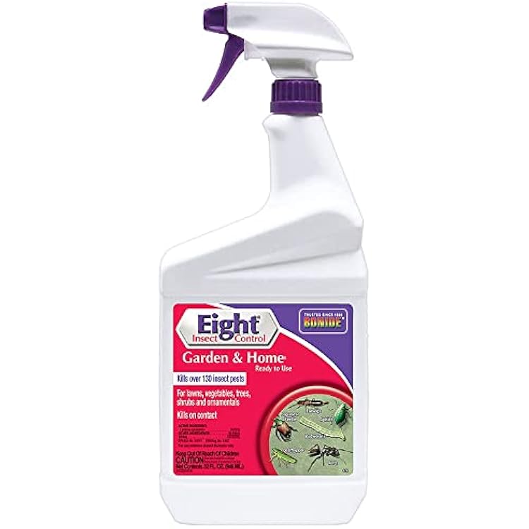 Bonide 428 Eight Insect Control Garden & Home Outdoor Insecticide, Kills Beetles, Ants, Aphids, 32 oz. Read - Quantity 1