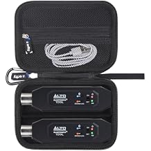 Case for ALTO Bluetooth Total 2 / ALTO Bluetooth Ultimate XLR Equipped Rechargeable Bluetooth Receiver Organizer - Hard Protective Travel Carrying Storage Bag (Black)