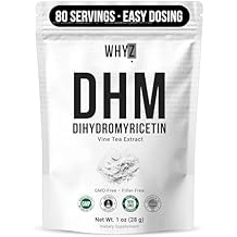 Dihydromyricetin Powder, 28g, 100% Pure DHM Supplements Liver Support, Hydration & Body Replenishment Premium Quality DHM Supplement for Wellness, 80 Servings