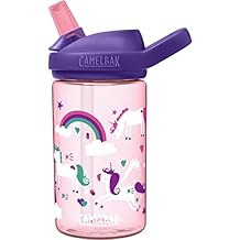 CamelBak Eddy+ Kids Water Bottle with Bite Valve Straw, LeakResistant EasySip Design for Everyday Hydration, 14oz | Kids
