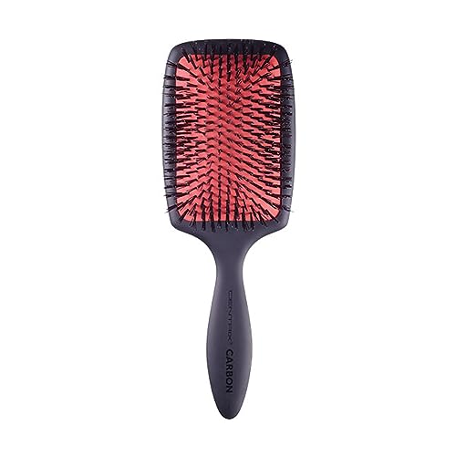 Cricket Centrix Large Carbon Paddle Hair Brush, Anti-Static Boar Bristles, High Heat Resistant, Ideal for Detangling, Blow Drying & Styling All Hair Types, Travel-Friendly