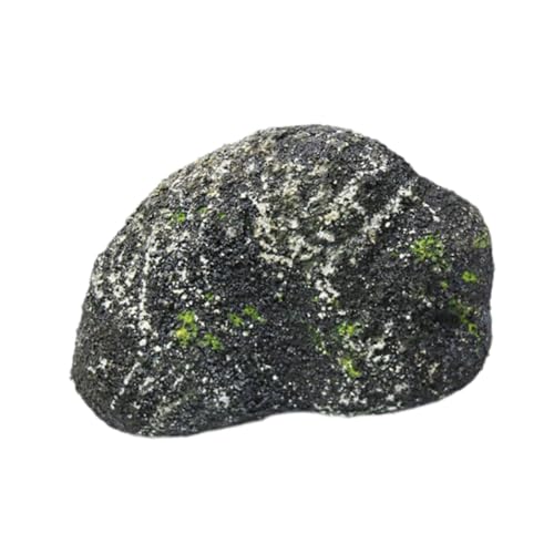 Fake Stone Simulation Rock Lightweight, Resin, Faux Rock Faux Stone for Outside Micro Landscape Decor, Office, Garden, Hotel, Black