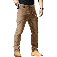 Resistant Cargo Tactical Pants,Ripstop Cargo Pants for Men Lightweight Water Proof Tactical Pants
