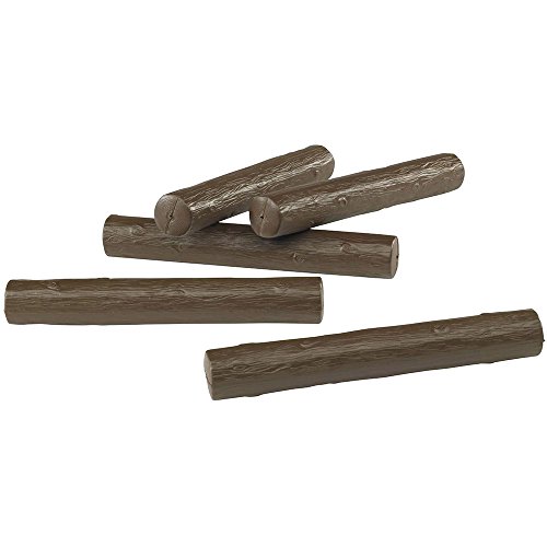 Bruder Toys 02343 Accessories 5 Tree Trunks, Brown