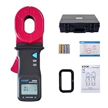 Gen2 ETCR2000A Digital Clamp Ground Resistance Meter Earth Resistance Tester Loop Resistance Measurement 0.010-500 Double Insulation