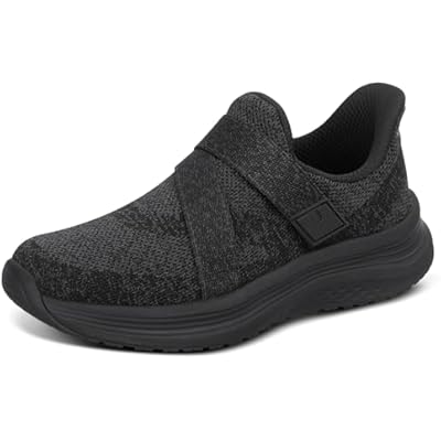 Orthofeet Womens Orthopedic Naya Hands-Free Water-Repellent Walking Sneaker