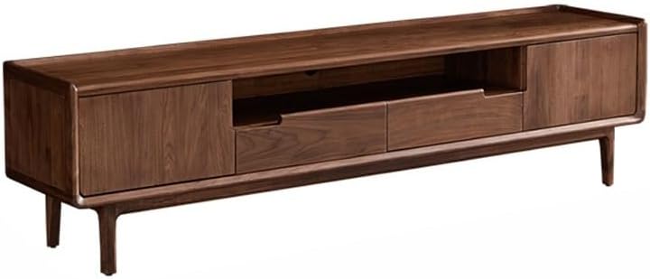 TV Cabinet Stand Wooden TV Cabinet Coffee Table Combination Living Room Small Apartment Floor Audio-Visual Video(180x42x52cm)
