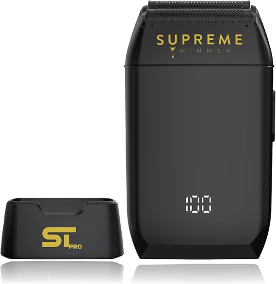 Supreme Trimmer Crunch STF602 Waterproof Double Foil Shaver for Men | 150 Min Runtime, Wet/Dry Cordless & Corded Electric Razor | Hypoallergenic Foils for Face, Head & Stubble