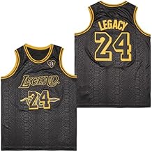 Men's Legend 8 24 Black Snakeskin Basketball Jersey