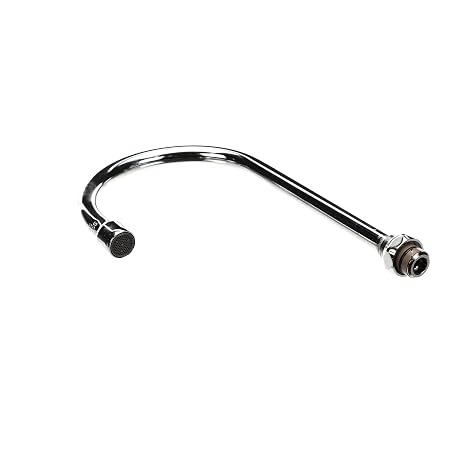 T&S Brass (TSBRA) Swivel Gooseneck W/ 2.2 Gpm Aerator, 5-3/4 Spread