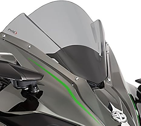 Racing Screen Z Compatible with Kawasaki Ninja H2 15-20 Smoke Puig