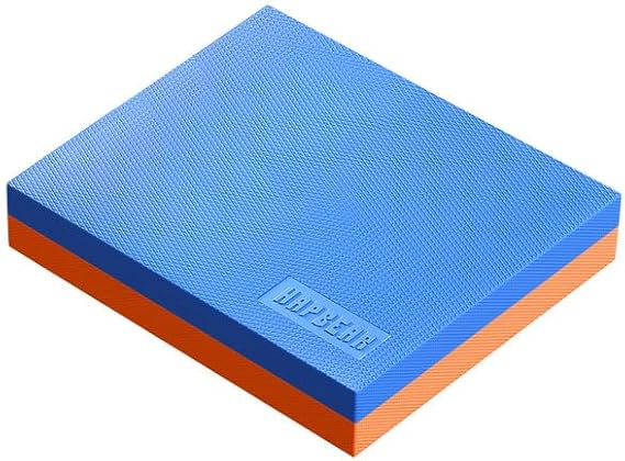 HAPBEAR Exercise Balance Pad - 15x12 Non-Slip Textured Bottom Stability Training Mat - 2.25 Thick Soft Cushioned Foam for Physical Therapy, Core Training & Home Workouts