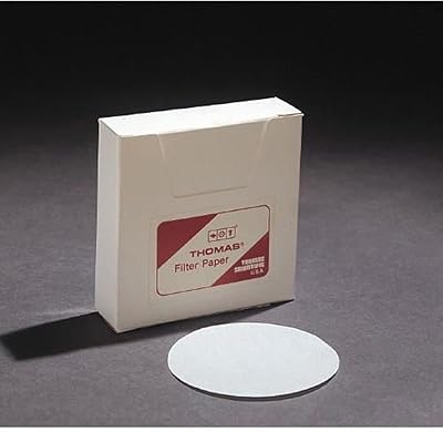 Thomas 6100-0900 Qualitative Filter Paper, 1.5 Micron, Grade, 9cm Diameter x 0.15mm Thick Pack of 100