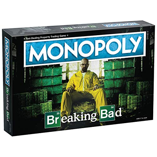 Monopoly Breaking Bad | Based on AMCs Breaking Bad Show | Collectible Monopoly Game Featuring Familiar Locations and Iconic Moments