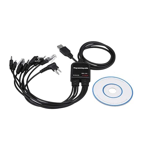 Yosoo Health Gear 8 in 1 USB Programming Cable for/QuanShengcn/Tyt/Radio