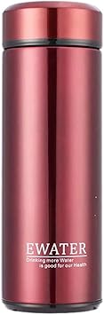 Glass Liner Vacuum Flask Stainless Steel Water Bottle Insulated Travel Coffee Mug,11oz,9oz Available(11oz, Black)