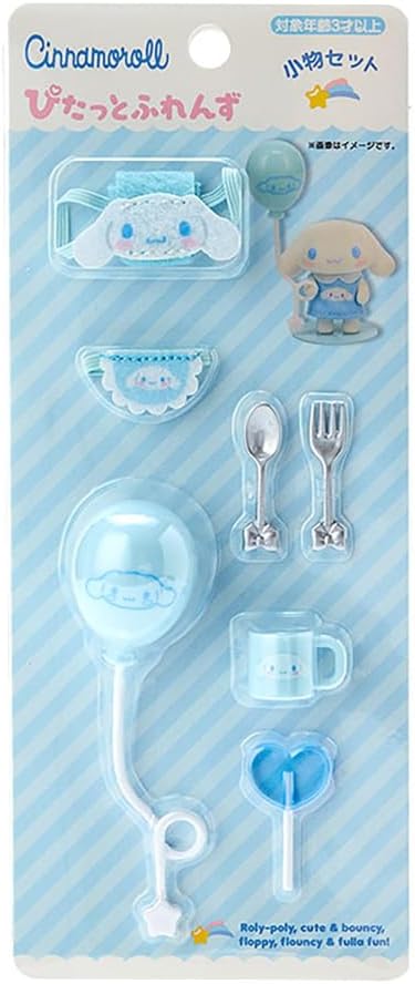 Sanrio SANRIO Sanrio Fit-and-Friends Mini Accessory Set, Dressing Items, Cinnamoroll Cinnamon Character, 6.3 x 3.1 x 1 inches 16 x 8 x 2.5 cm, 604569 SANRIO