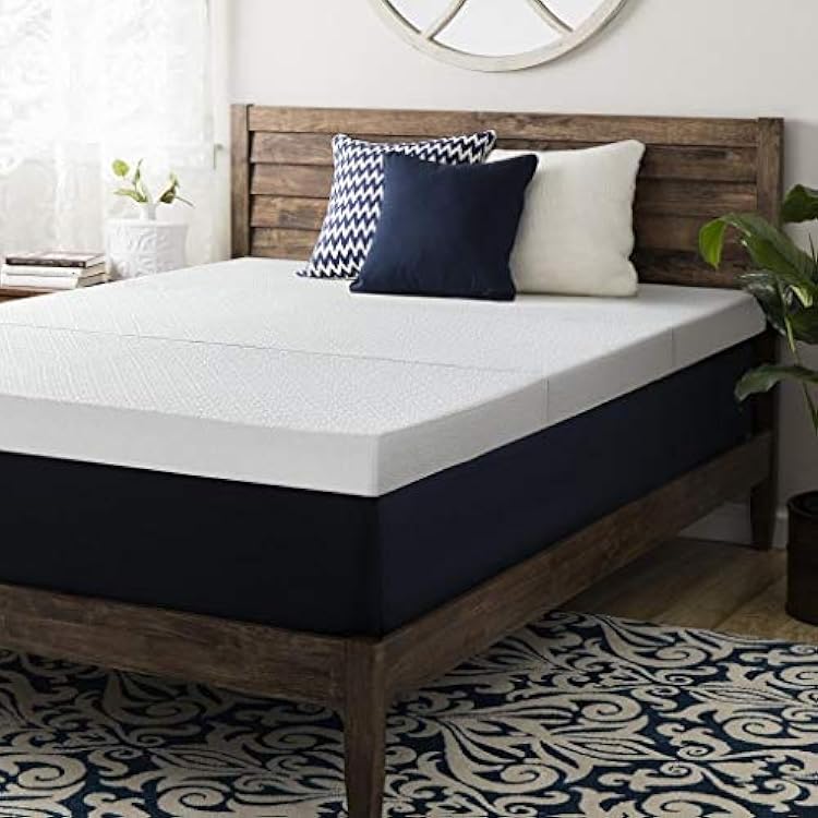 Tri-fold Mattress 4-inch Memory Foam Topper Full