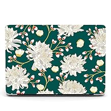 Hard Cover Compatible with MacBook Air 11 inch Case 2015 2014 2013 2012 2011 2010 Realease Model A1465 A1370, Color Printing Matt Plastic Hard Protective Shell Cover Case - White Flower