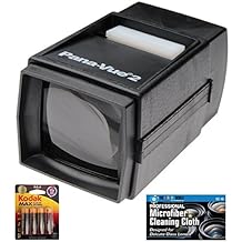Pana-Vue 2 Illuminated Slide Viewer + AA Batteries + Microfiber Cleaning Cloth