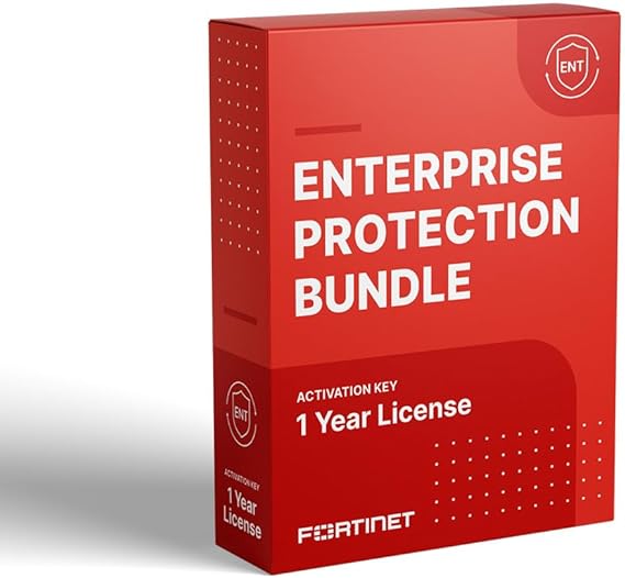 Fortinet FortiGuard Enterprise Protection for FortiGate-200E | 1 Year License | Comprehensive AI-Powered Security and SD-WAN Services for Complete Business Network Defense (FC-10-00207-809-02-12)