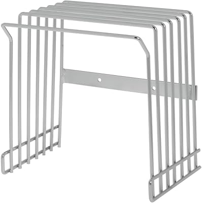 HUBERT Cutting Board Rack Wall Mount Metal Wire - 9 12 L x 7 38 D x 10 12 H