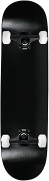 Moose Complete Skateboard Dipped Black 8.25" Black/White Assembled