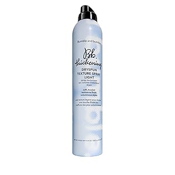 Bumble and bumble. Thickening Dryspun Texture Spray Light | Dry Texture Spray | Adds Airy Dimension and Light Hold | For Medium to Thick Straight to Curly Hair Types