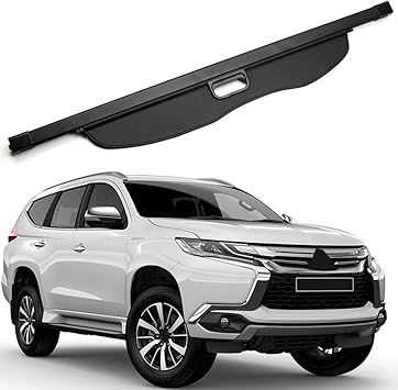 HIGH FLYING Tail Cover Rear Boot Trunk Cargo Cover Luggage Security Shield for Mitsubishi Pajero Sport, Montero Sport, Shogun Sport 2016-2025